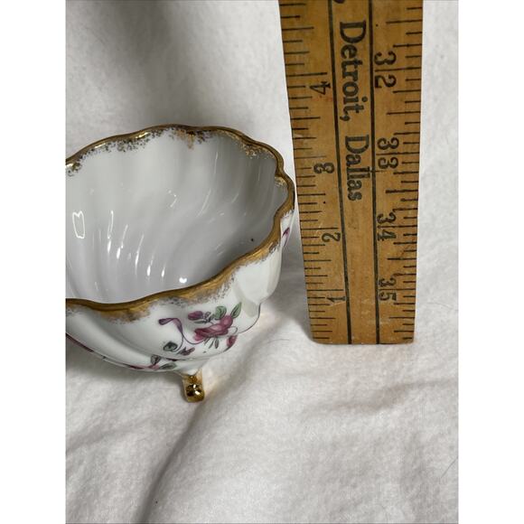 Vintage Fred Roberts Co. San Francisco Footed Rose Tea Cup Saucer Japan - Picture 5 of 7